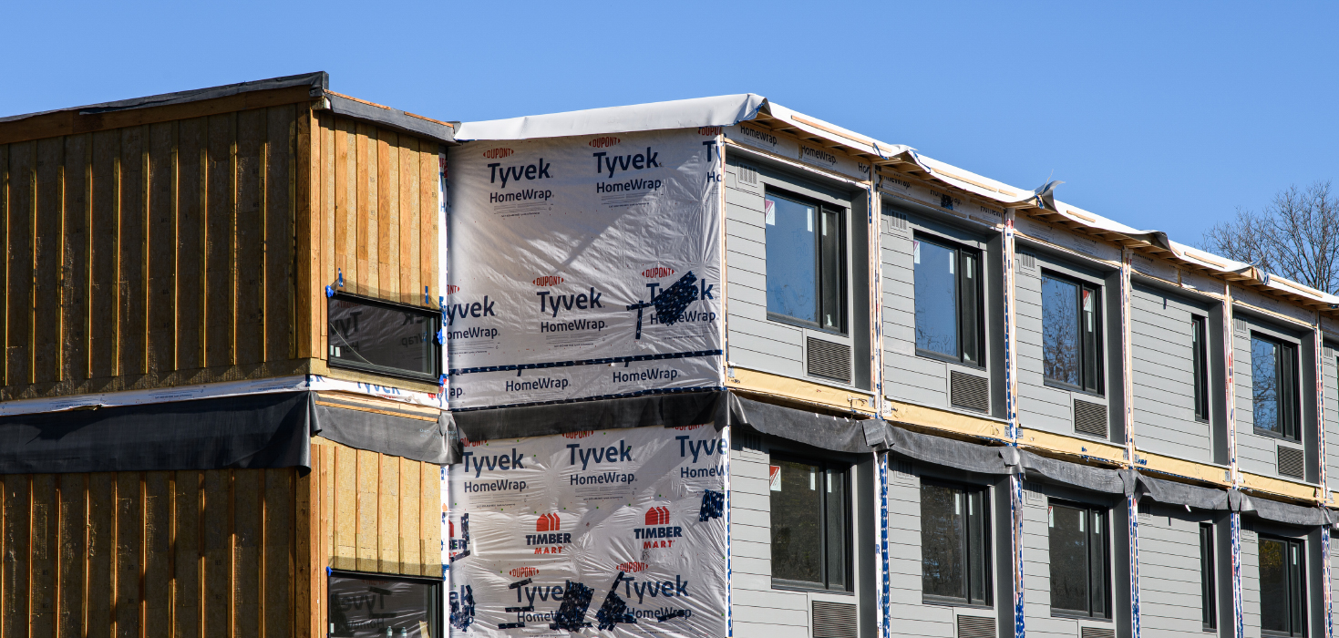 Under construction housing ready to go up in the GTA.