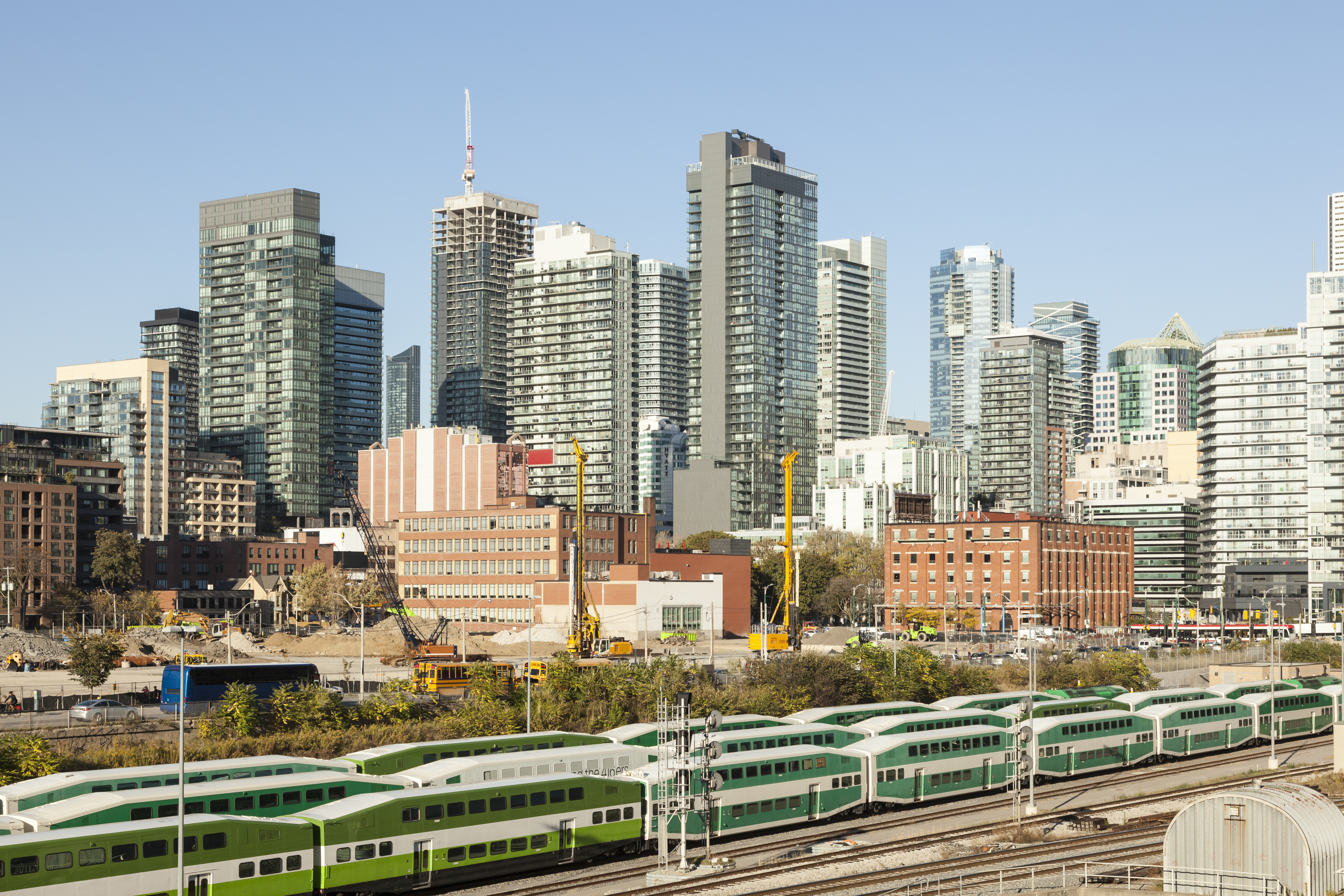 Go Train near Toronto