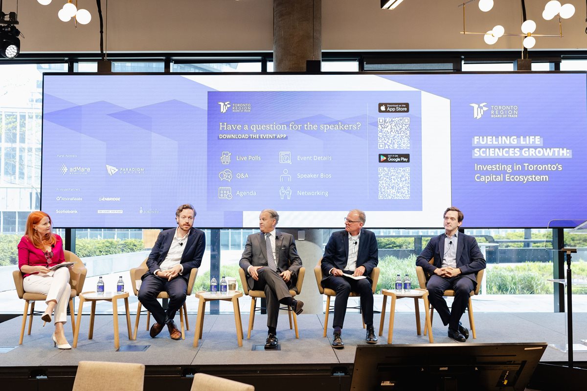 The panel from our Life Science Breakfast event.
