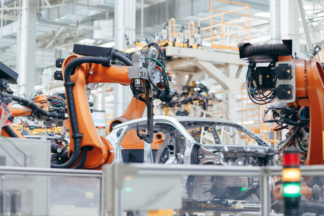 Robo manufacturing at Car Factory
