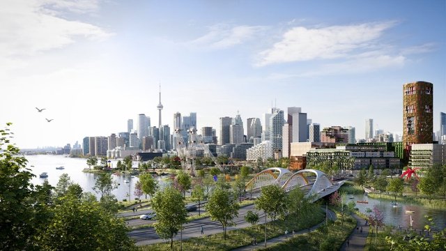 A rendition of what the area formerly known as Villiers Island will look like when development has been completed.