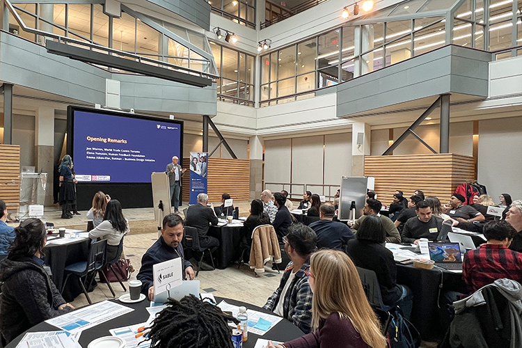 Opening remarks at the first-ever Human-Centered AI Buildathon, held April 21 at the Rotman School of Management.