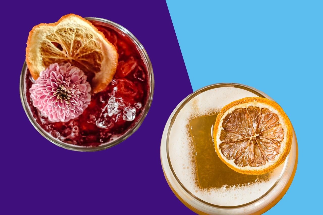 People networking on the 3rd floor patio at the TRBOT event space.