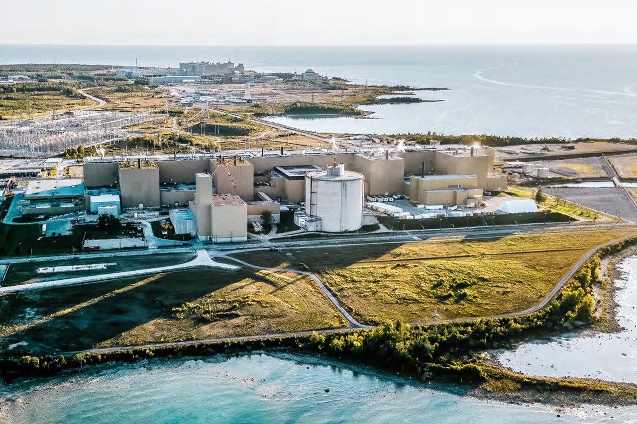 Bruce Power's operating plant.