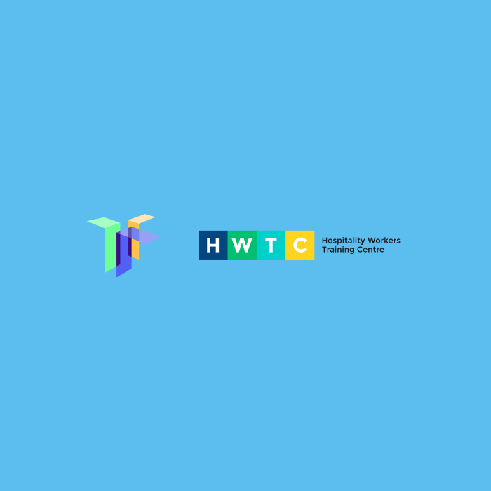 Toronto Region Board of Trade and Hospitality Workers Training Centre Logos