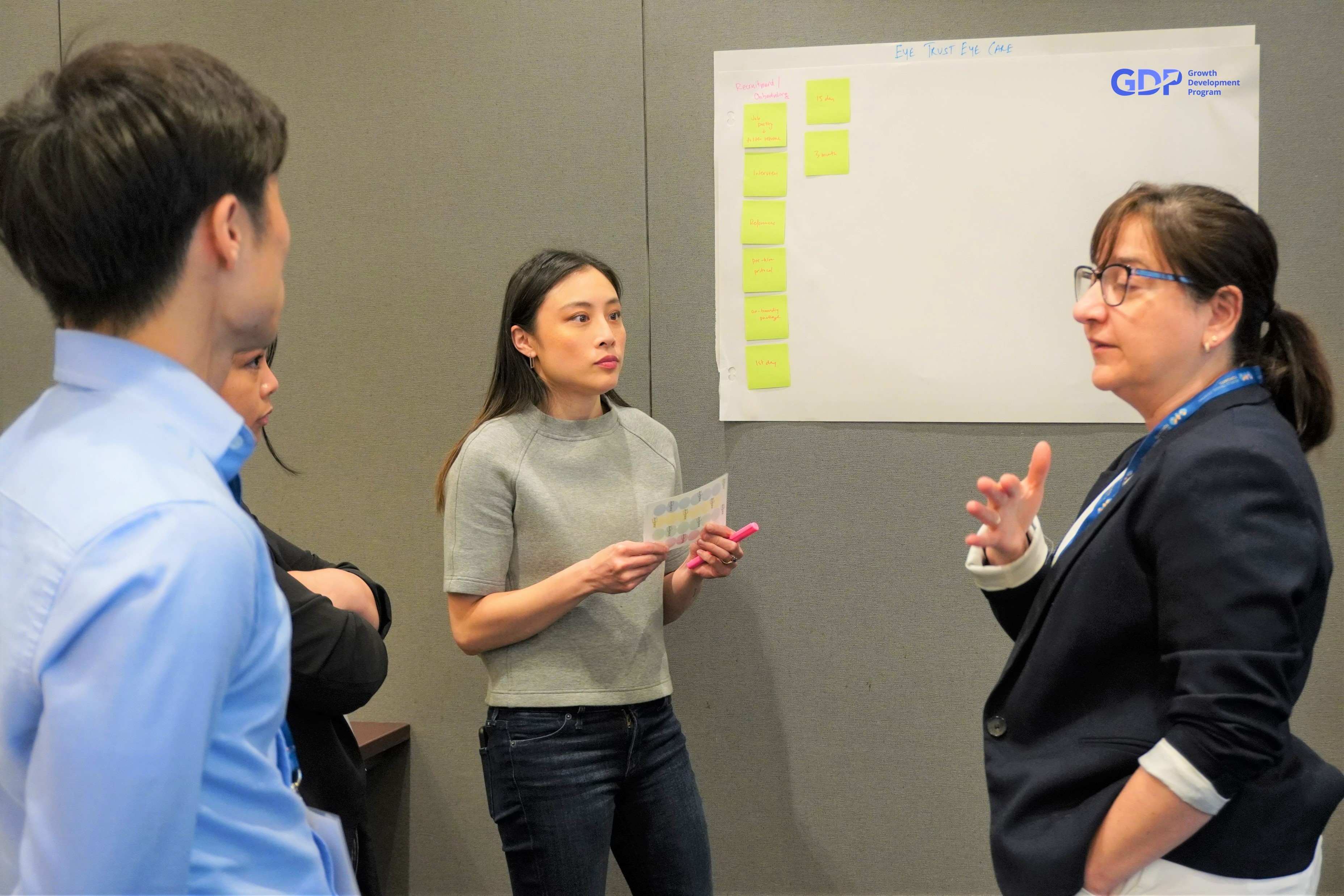 People working at the first GDP cohort.
