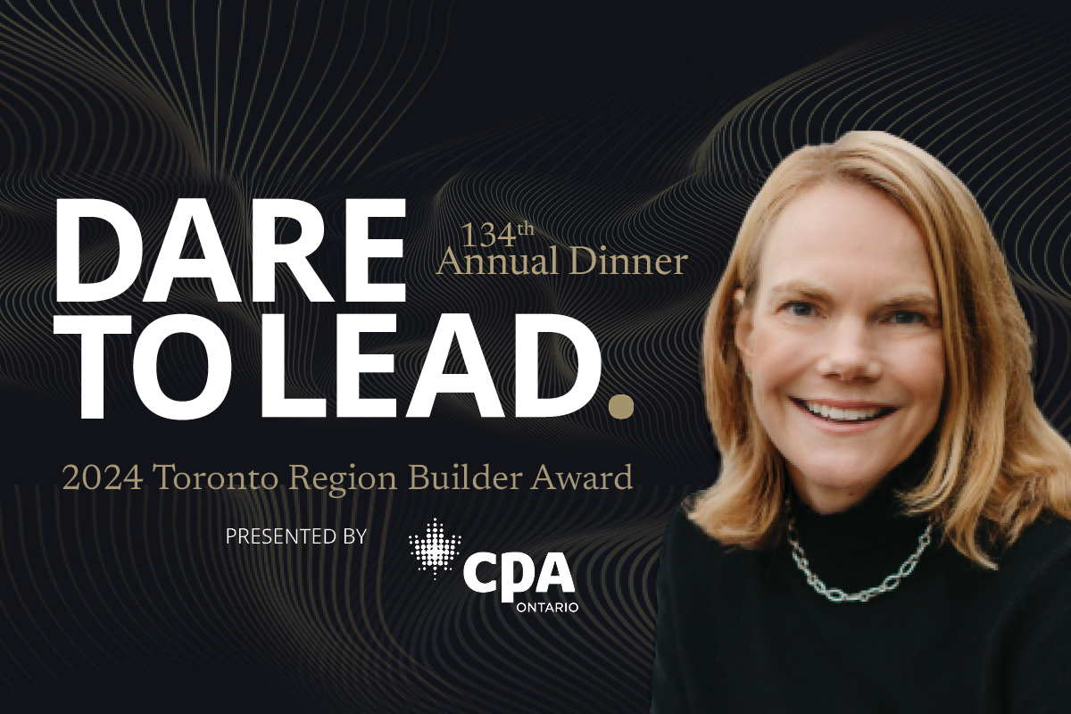 2024 Toronto Region Builder Award recipient Janet Bannister