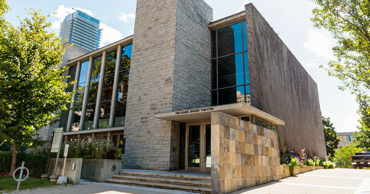 The Isabel Bader Theatre exterior.