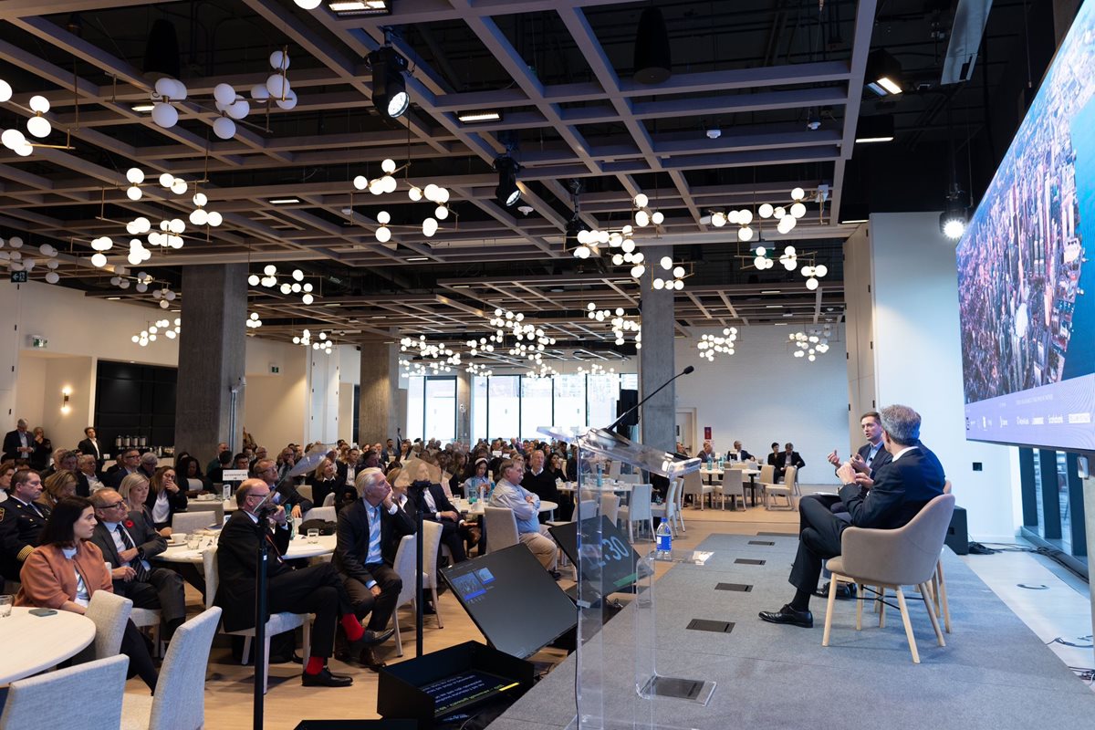 A panel from our recent Waterfront podium event.